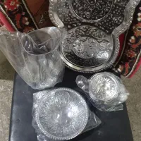 سرویس برنجی پارچ قوری جام سینی نو