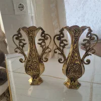 دکوری  گلدون ست برنجی