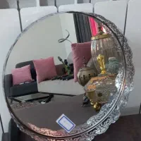 سینی گرد استیل کف اینه