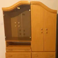 کمدام دی اف  ایستاده و بوفه جنس گردویی