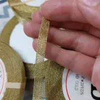 نوار نیم سانت لمه طلایی