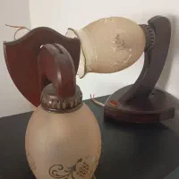 لوستر تک شعله چوبی دیواری