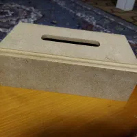 جعبه چوبی خام مناسب نقاشی