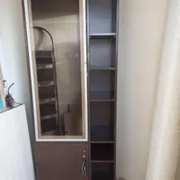 کتابخانه چوبی ویترین دار