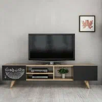میز تلویزیون پایه چوبی اسپرت عرض 160 مدل ELSANA