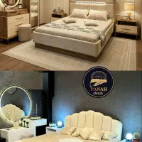 تخت و سرویس خواب 2 نفره و 1 نفره عروس