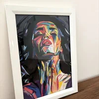 تابلو نقاشی گواش رنگی مناسب دکور مدرن