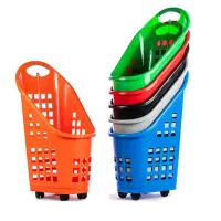 سبد خرید . چرخ خرید. ترولی . پلی‌کربنات