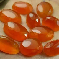 نگین عقیق معدنی تراش الماسی
