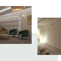 بازسازی اجرا طراحی داخلی- باغ ویلا-نما-تجاری-محوطه