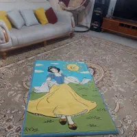 فرش اتاق دخترانه ۱در ۱ونیم در حد نو شسته شده