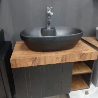 میلانو روکابینتی مشکی مات پی وی سی