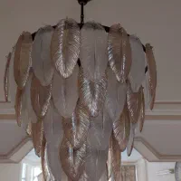 لوستر طرح برگ ۵طبقه ۷۰ سانتی