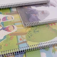 سیمی کردن کتاب با طلق پاپکویی