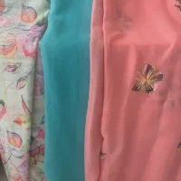 فروش ۶ عدد شال نخی تابستانه کم استفاده
