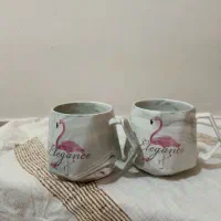دو عدد فنجان چای خوری شیک