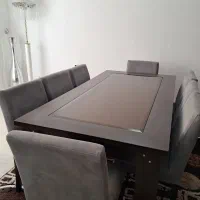 میز ناهارخوری ( هشت نفره ) ۸ نفره با صندلی