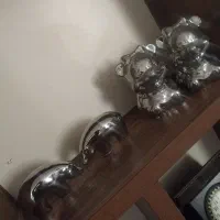 مجسمه سیلور و جاشمعی فلزی
