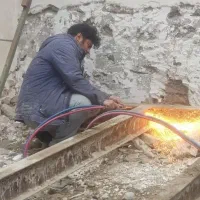 آهنگروجوشکاری سیار هوابرش برشکاری نرده حفاظ سایبان