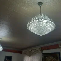۲ عدد لوستر استیل ۸ شعله