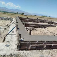 اسکلت فلزی آرماتور بندی استخر سوله پله  غیر....