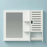 نظافتی اینه کمدی جادستمالی طبقاتی پیوی سی شلف ضداب