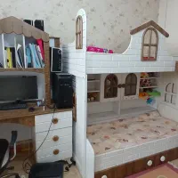 تخت خواب دو نفره نوجوان(سرویس خواب دو طبقه)