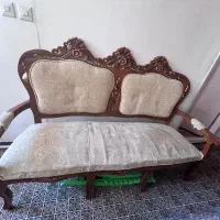 سرویس مبلمان استیل ۷ نفره برند قدیمی
