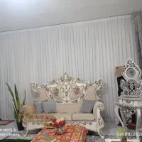 پرده حریر ساده