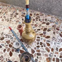 قلیون بندری میوه ی هم میشه بکشی داخلش