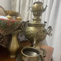سماور برنجی کاملا نو(قیمت توافقی)