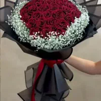 باکس گل روبانی زیبا و ماندگار
