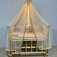 گهواره سنتی سیسمونی نوزاد تخت کنار مادر مدلn