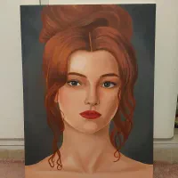 سفارش تابلو نقاشی چهره رنگ روغن