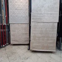 قالیچه الهیه فرش اتاق ۴ متری عسلی بژ سبز