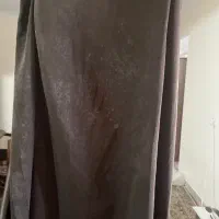 والون پرده قهوه ای