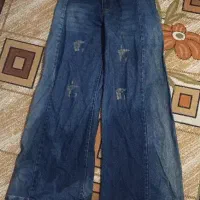 شلوار شافل بگ جین سایز ۳۸۴
