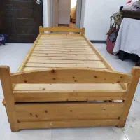 تخت چوبی سه کشو