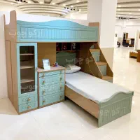 سرویس مجموعه تخت دوطبقه دو نفره نوجوان ۲ یک تک 90