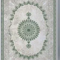 فرش) ++گلین سبزینه مدل آروشا/