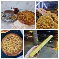 فطیر سنتی تازه و خوشمزه