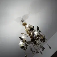 لوستر 6 شاخه برنز