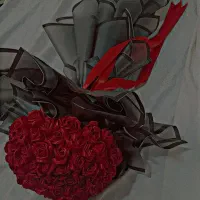 دسته‌گل روبانی