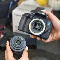 فروش دوربین Canon EOS 750D به همراه لنز در حد نو