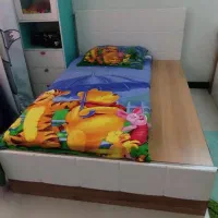 تخت نوجوان MDF روکش وکیوم