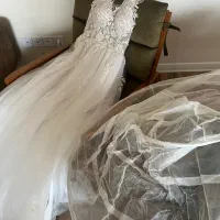 لباس عروس سایز ۳۶ ۳۸