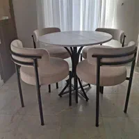 میز و صندلی غذاخوری ناهارخوری مدل لیندا پلاستیکی