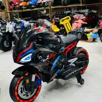 موتور شارژی لاستیک چراغدار با چرخ کمکی