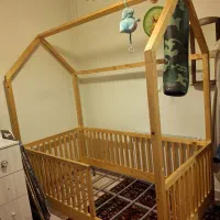 تخت خواب کلبه
