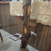 میز بار چوبی طرح تنه درخت